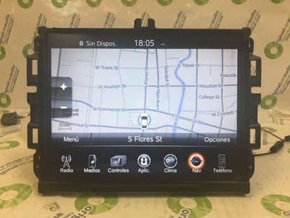 2016 - 2017 Dodge Jeep Ram OEM Media UConnect Touch Screen Receiver Mexico Only