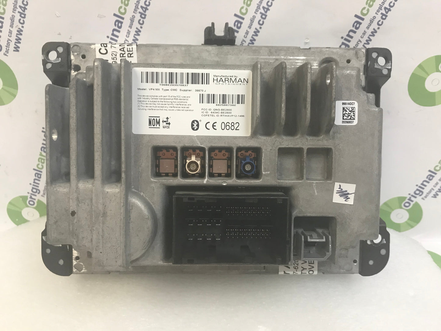 REPAIR ONLY 2016 - 2017 Dodge Jeep Ram OEM Media UConnect Touch Screen Receiver Mexico Only