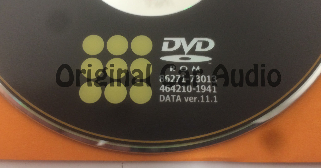 Toyota Lexus Navigation Map DVD 86271-73013 DATA Ver. 11.1 U93