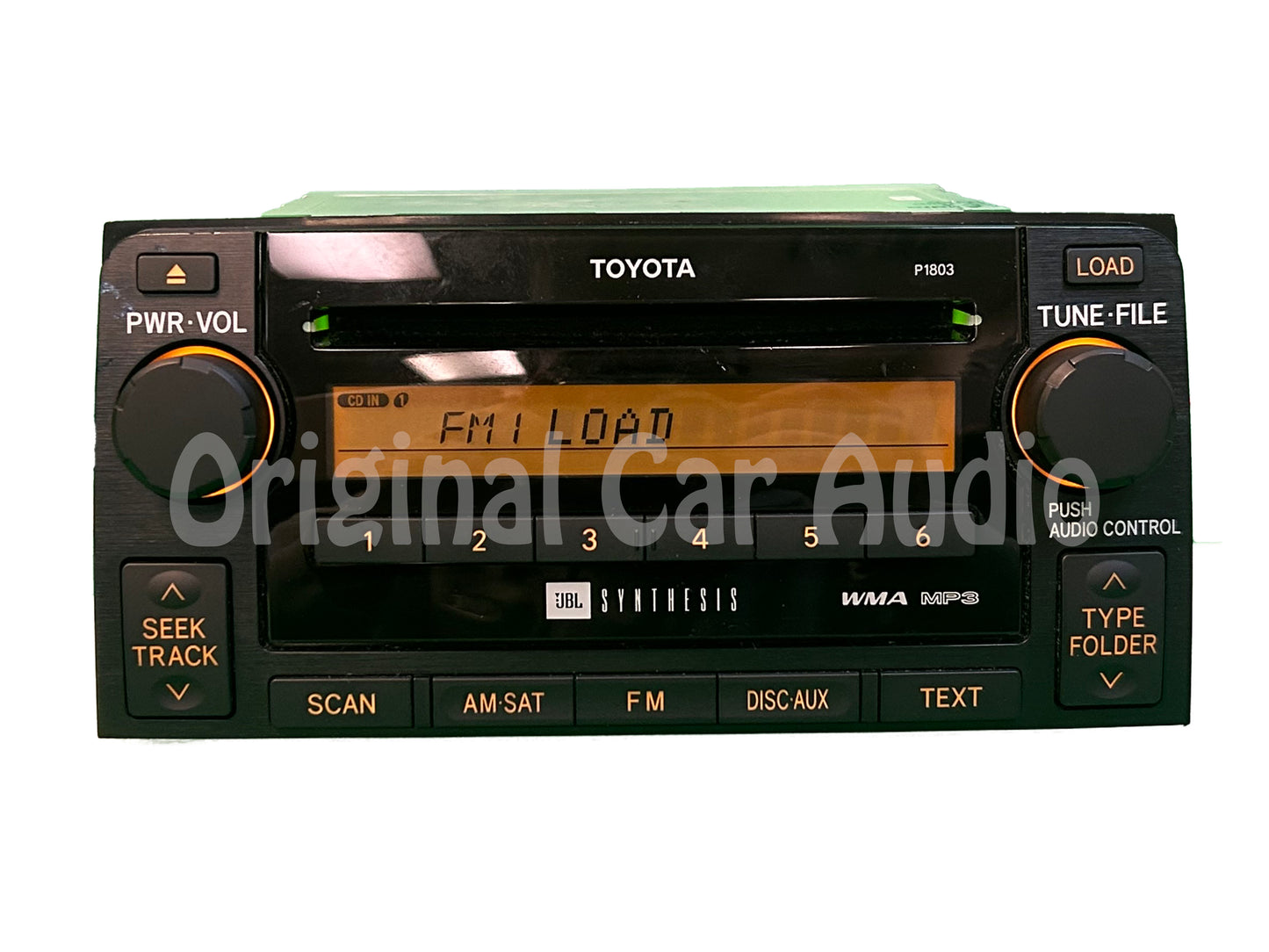 2006 - 2009 Toyota 4 Runner JBL  Radio MP3 and 6 CD Changer