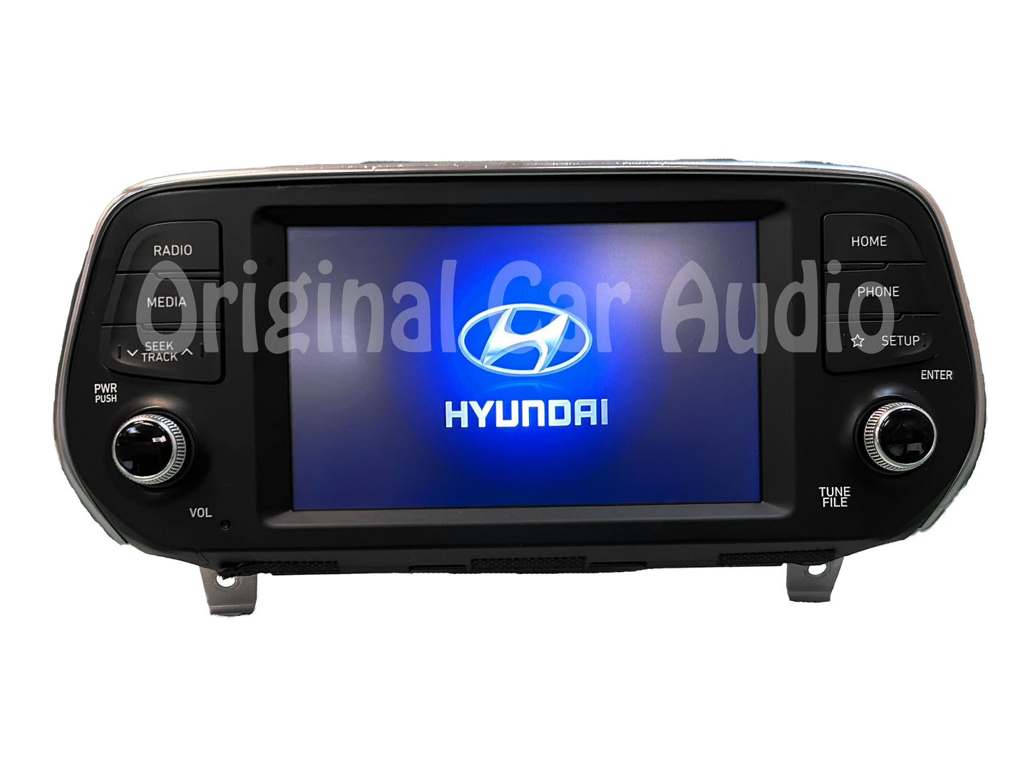 2019 - 2020 HYUNDAI SANTA FE OEM NON-NAVIGATION RADIO AM FM 7.0" DISPLAY AND RECEIVER