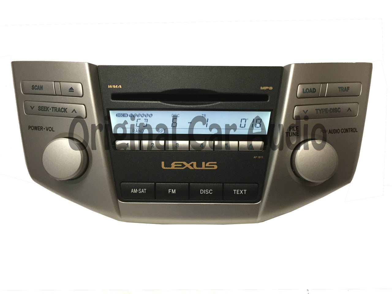 Lexus Pioneer AM FM receiver 6 disc CD player AP1811 P1806