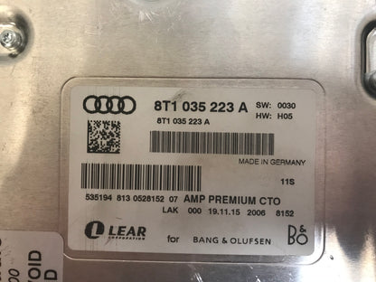 2013 - 2016 AUDI A4 A5 Q5 8R OEM Amp BANG & OLUFSEN AMPLIFIER