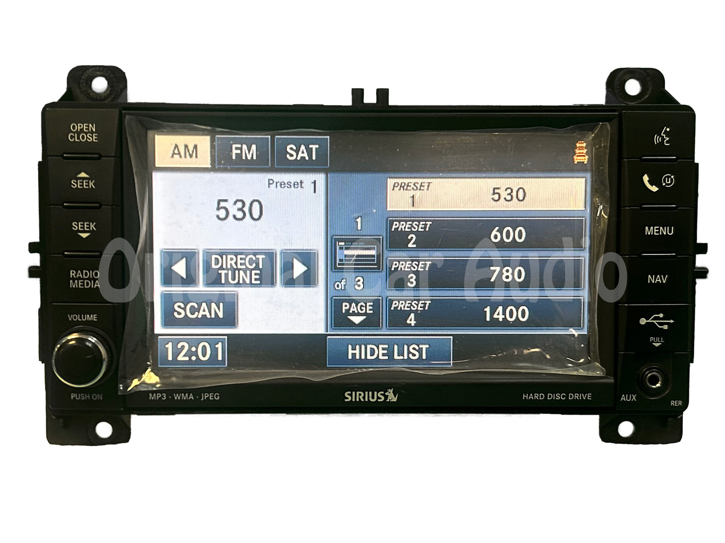 Reman 2011 - 2013 Jeep Dodge OEM Navigation Radio CD DVD Player MP3 Display Screen RER