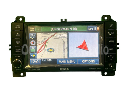 Reman 2011 - 2013 Jeep Dodge OEM Navigation Radio CD DVD Player MP3 Display Screen RER