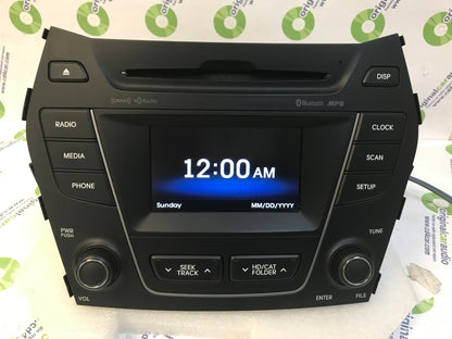 2013 - 2016 Hyundai Santa Fe OEM AM FM XM Radio CD Player Receiver