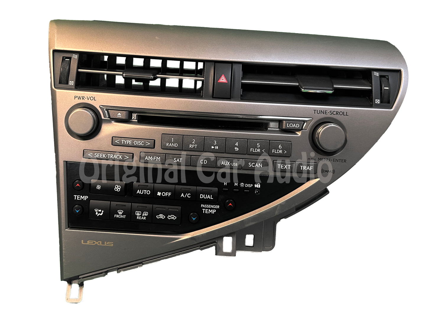 2009 - 2015 LEXUS RX450H RX350 OEM AM FM SAT Radio Receiver 6 Disc Changer MP3 CD Player P10175