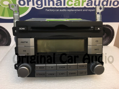 2006 - 2012 Hyundai Veracruz Single CD AM FM XM  Satellite Radio OEM