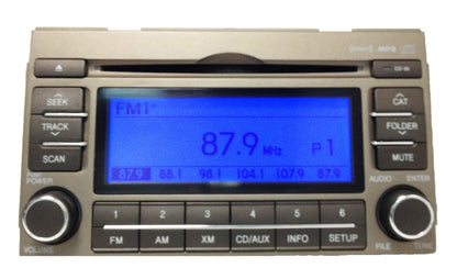 08 09 10 11 Hyundai Azera Single CD MP3 Player XM Radio 2008 2009 2010 2011 GOLD