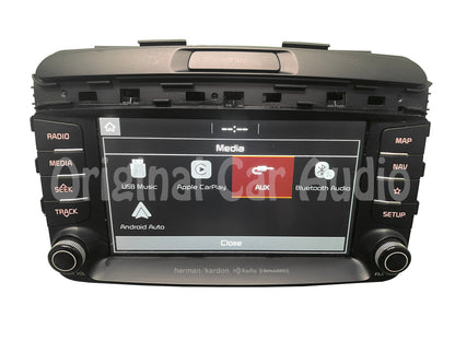 Refurbished 2019 - 2020 Kia Sorento OEM Harman Kardon Premium Sound UVO Touch Screen Multi Media Car Play Bluetooth Radio Receiver