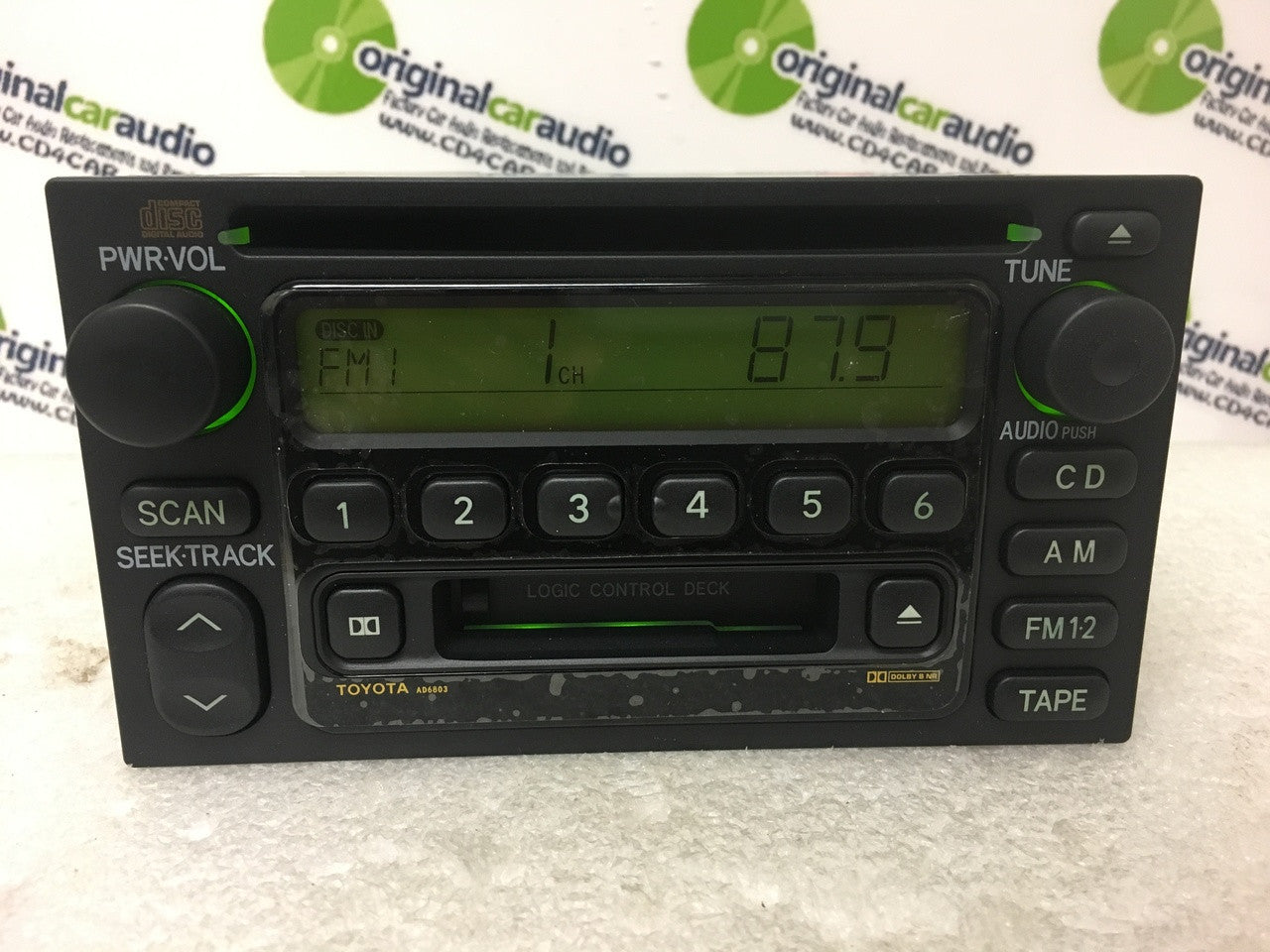 1999-2004 Toyota OEM Radio Tape CD Player AD6803