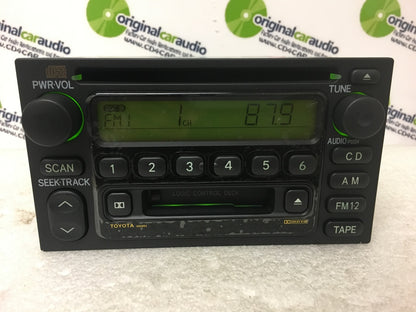 REMANUFACTURED 1999 - 2004 Toyota OEM AM FM Radio Tape CD Player Receiver AD6803