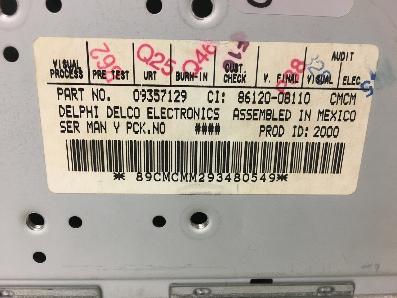 REMANUFACTURED 1999 - 2004 Toyota OEM AM FM Radio Tape CD Player Receiver AD6803
