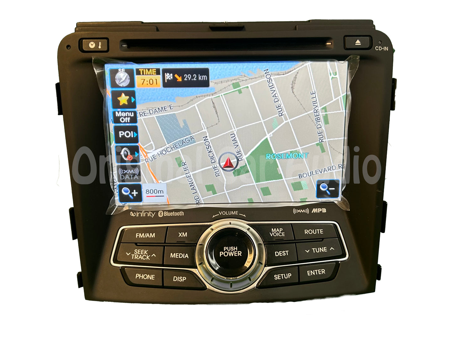 Refurbished 2011-2013 Hyundai Sonata AM FM SAT MP3 Radio Navigation Bluetooth Screen 96560-3Q806
