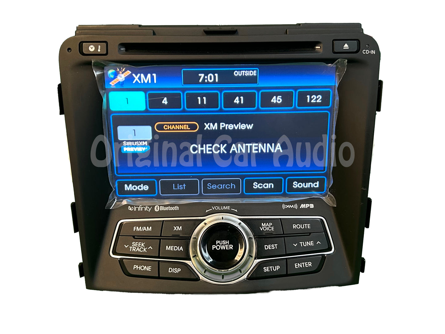 Refurbished 2011-2013 Hyundai Sonata AM FM SAT MP3 Radio Navigation Bluetooth Screen 96560-3Q806