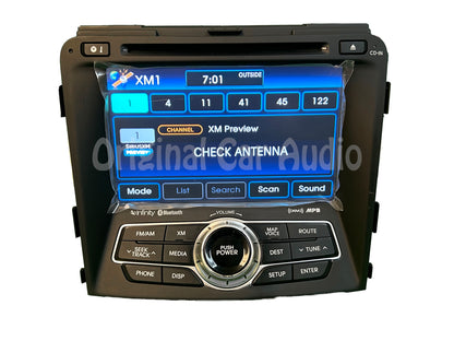 Refurbished 2011-2013 Hyundai Sonata AM FM SAT MP3 Radio Navigation Bluetooth Screen 96560-3Q806
