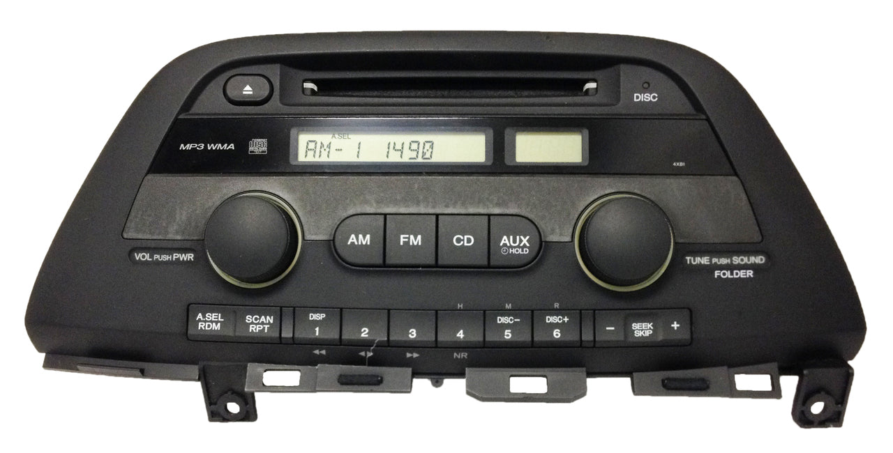 08 09 10 Honda ODYSSEY Radio AUX CD Player 2008 2009 2010 4XB1