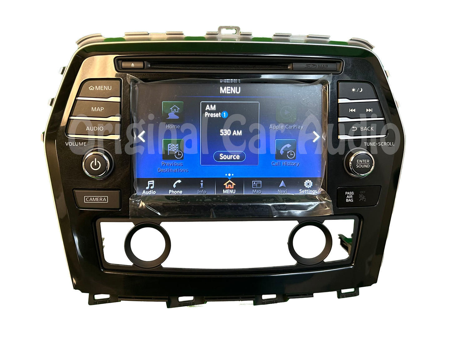 Reman 2016 - 2018 Nissan Maxima OEM BOSE Touch Screen GPS Navigation HD Radio Bluetooth Media Receiver