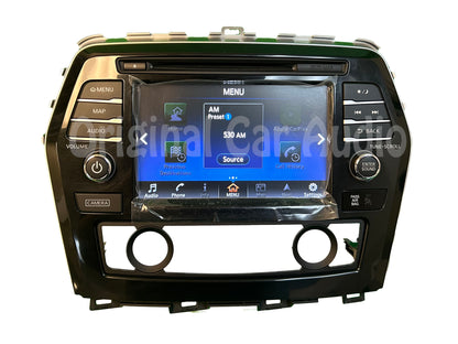 Reman 2016 - 2018 Nissan Maxima OEM BOSE Touch Screen GPS Navigation HD Radio Bluetooth Media Receiver