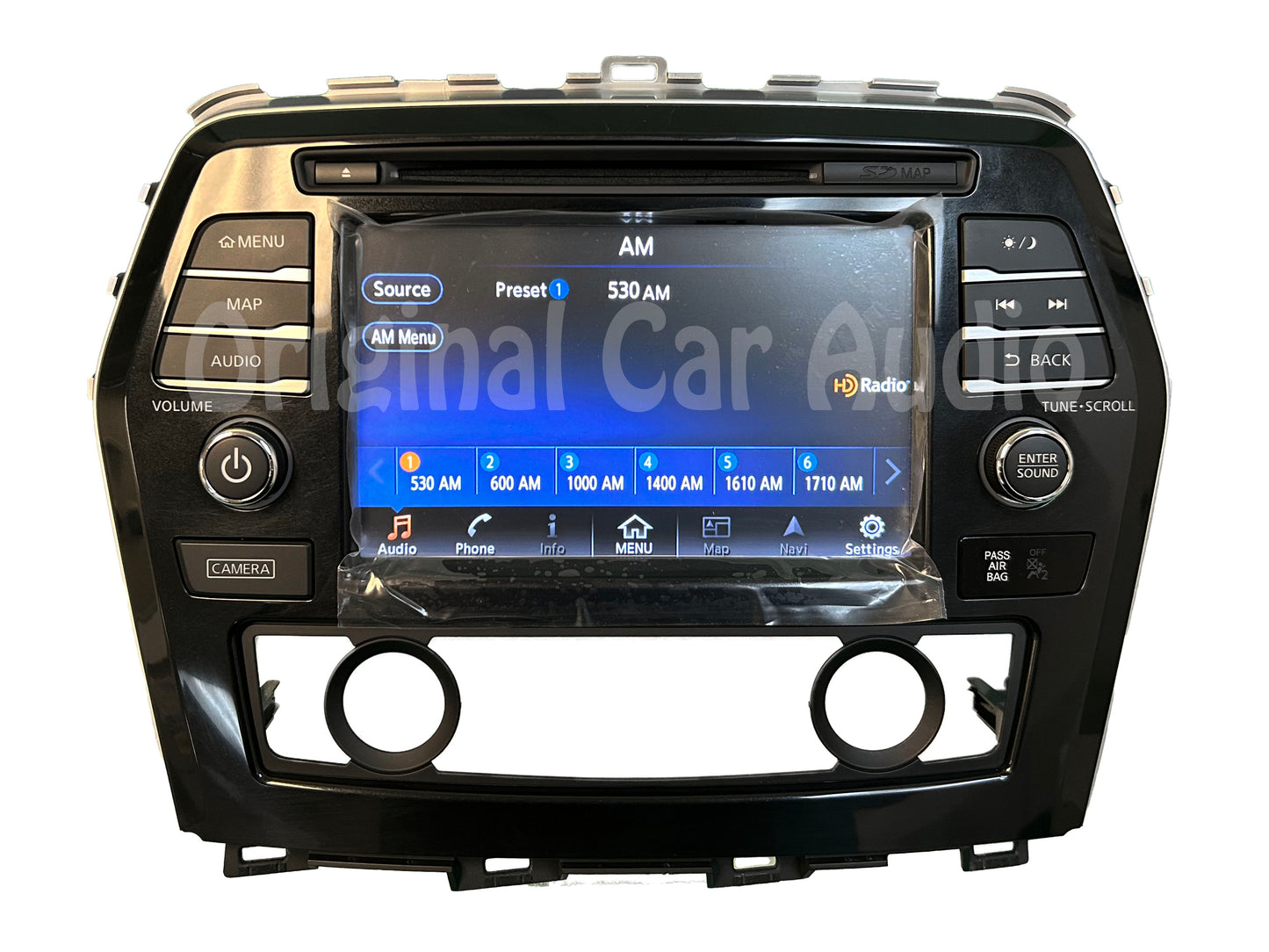 Reman 2016 - 2018 Nissan Maxima OEM BOSE Touch Screen GPS Navigation HD Radio Bluetooth Media Receiver