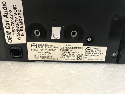 BLEMISHED 2018-2020 Mazda 6 OEM Information Radio Display Screen 7"