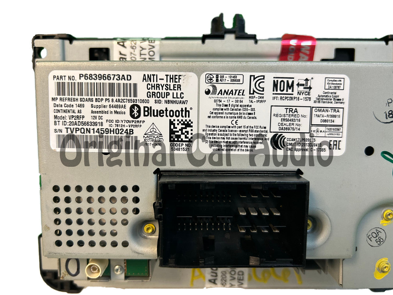 REPAIR SERVICE 2017 - 2019 Jeep Compass OEM AM FM Radio Touch Screen Display VP2RFP