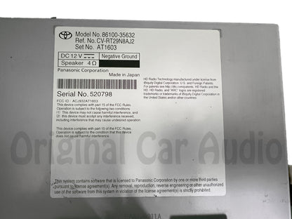 2019 - 2024 Toyota 4Runner Apple Car Play Android Auto Multi Media Bluetooth HD Radio Receiver