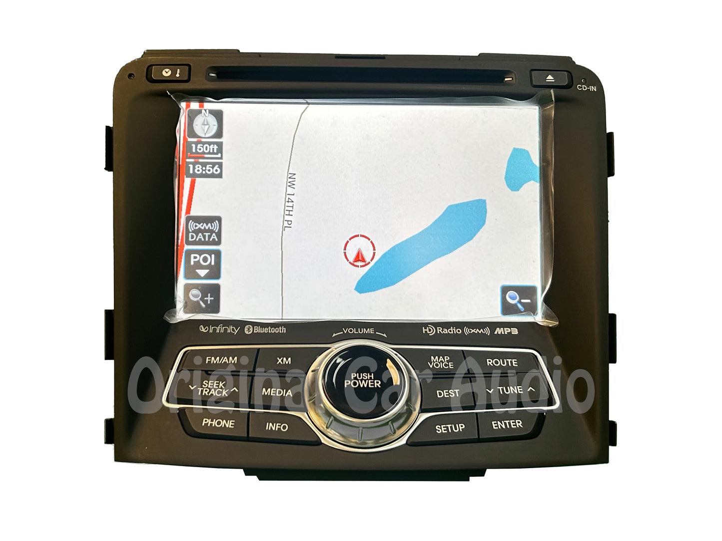 Refurbished 2011 - 2015 Hyundai Sonata Hybrid OEM Infinity Touch Screen Navigation Bluetooth Radio Media Receiver