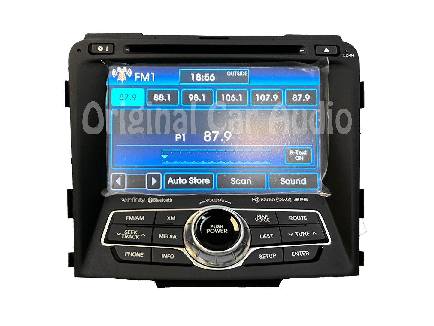 Refurbished 2011 - 2015 Hyundai Sonata Hybrid OEM Infinity Touch Screen Navigation Bluetooth Radio Media Receiver