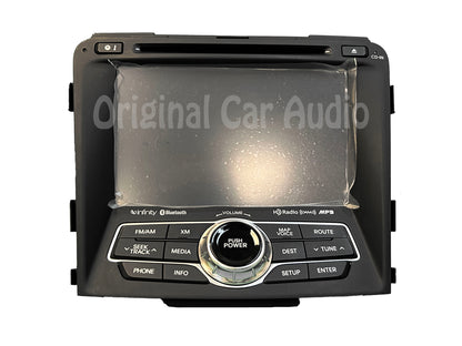 Refurbished 2011 - 2015 Hyundai Sonata Hybrid OEM Infinity Touch Screen Navigation Bluetooth Radio Media Receiver