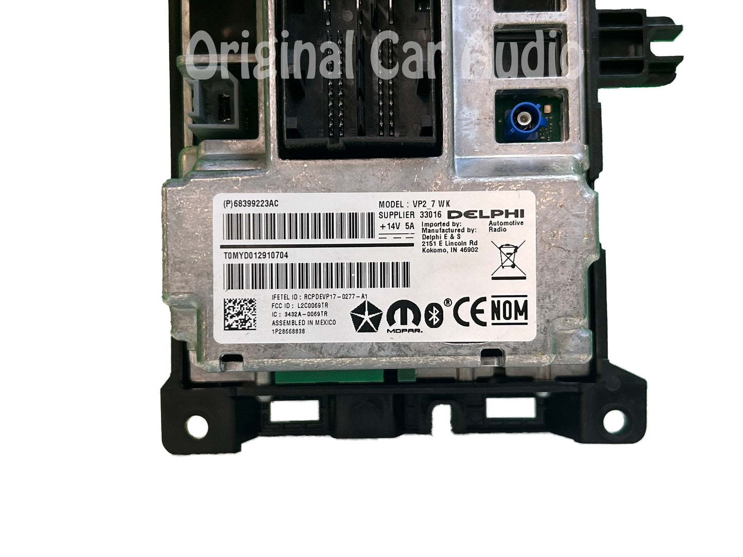 2018 - 2019 Jeep Grand Cherokee OEM UConnect Navigation AM FM Multi Media Radio Receiver VP2_7 WK