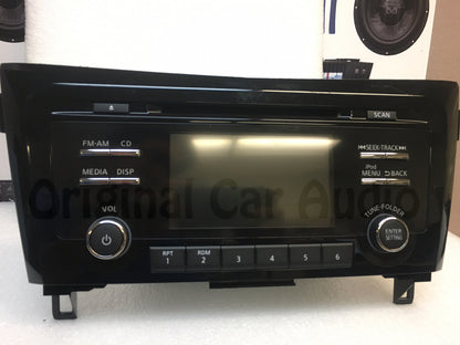 2014-2016 Nissan Rogue AM FM Bluetooth USB 5" Display Rear Camera Radio 28185-4BA0C