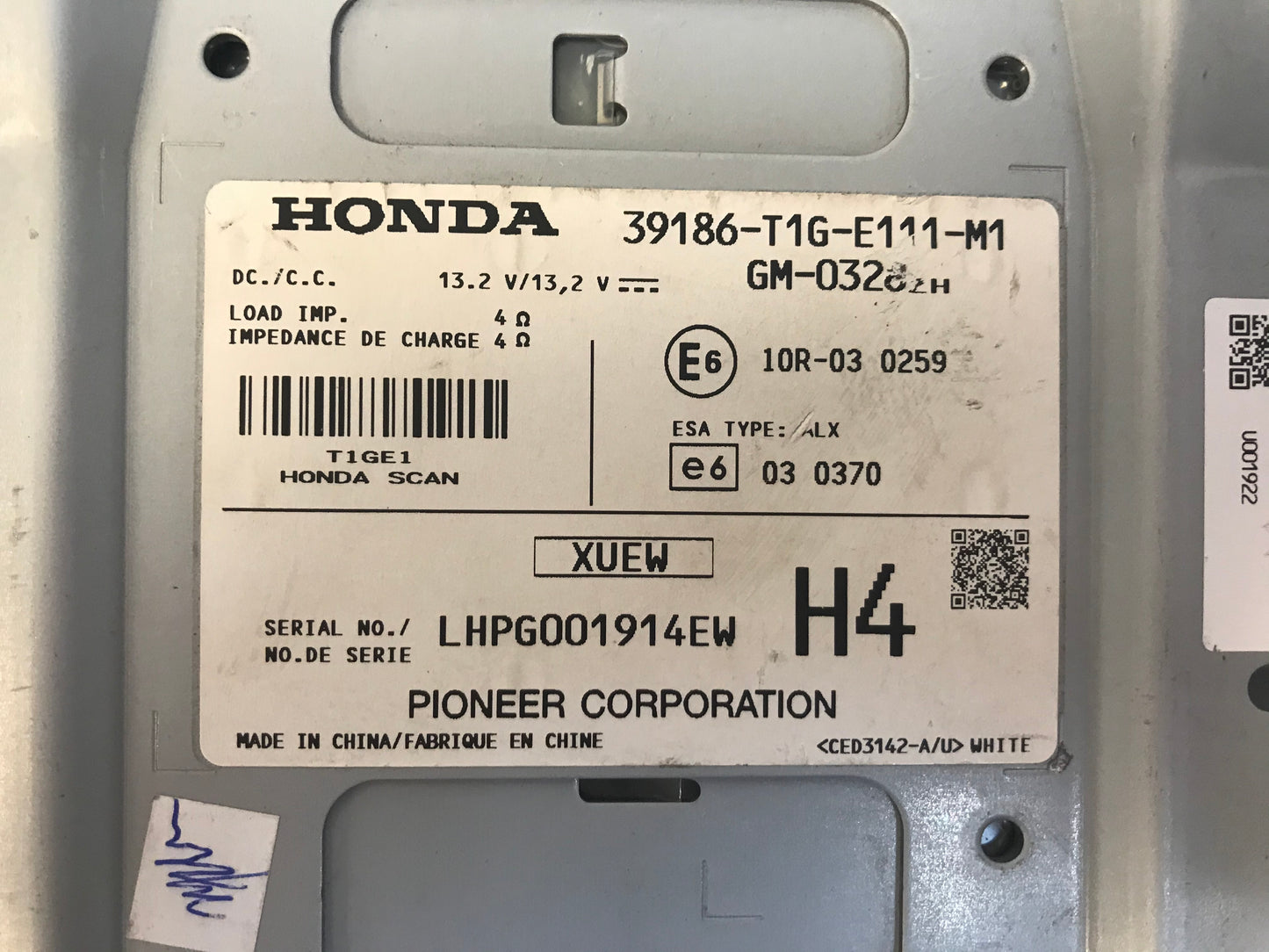 2014 Honda CR-V OEM Audio Amp AM FM Radio Stereo Amplifier