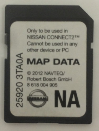Nissan SD Map CARD OEM NAVTEQ 25920 3TA0A