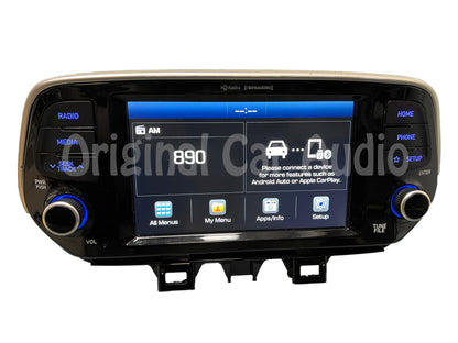 2019 - 2022 Hyundai Tucson OEM Touch Screen Multi Media Apple Car Play Android Auto AM FM SAT HD Radio Receiver - ANALOG