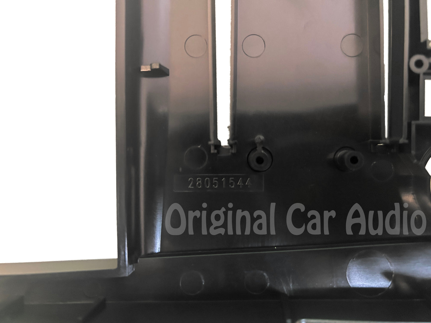 New 2007 - 2010 GMC Cadillac Escalade OEM Navigation Stereo Radio 6 Disc Changer Faceplate Bezel Only