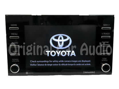 2021 - 2022 Toyota Camry Corolla OEM Navigation 7" Touch Screen Receiver