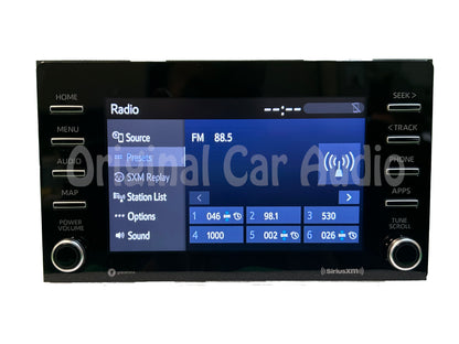 2021 - 2022 Toyota Camry Corolla OEM Navigation 7" Touch Screen Receiver