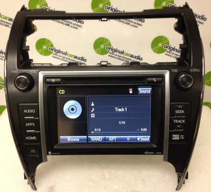 2012 2013 2014 Toyota Camry Touch Screen Navigation GPS JBL HD Radio CD Player 100202