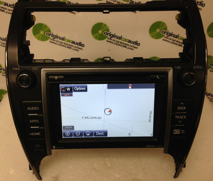Refurbished 2012-2014 Toyota Camry GPS Navigation AM FM Bluetooth HDD Radio 100202