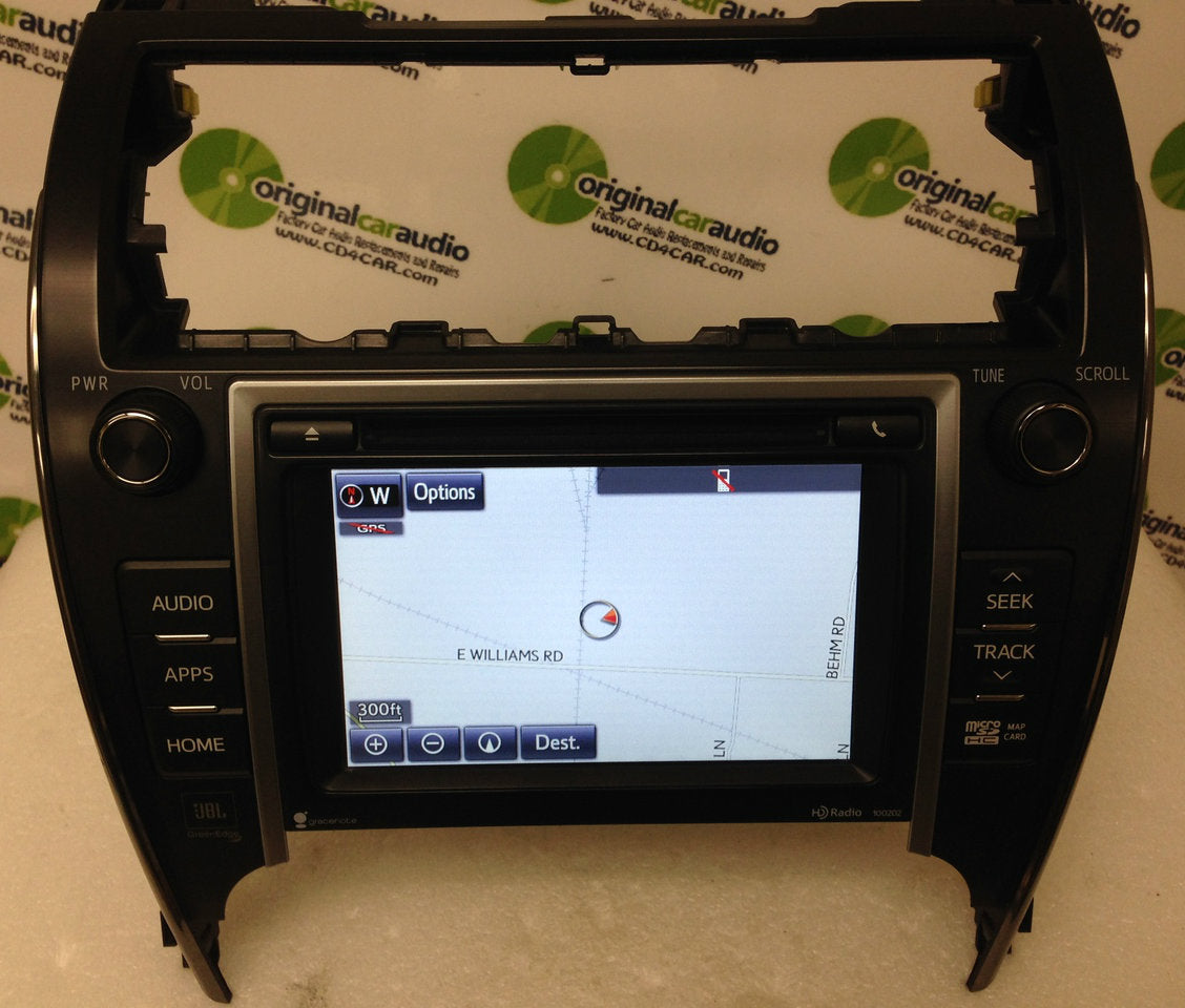 2012 2013 2014 Toyota Camry Touch Screen Navigation GPS JBL HD Radio CD Player 100202