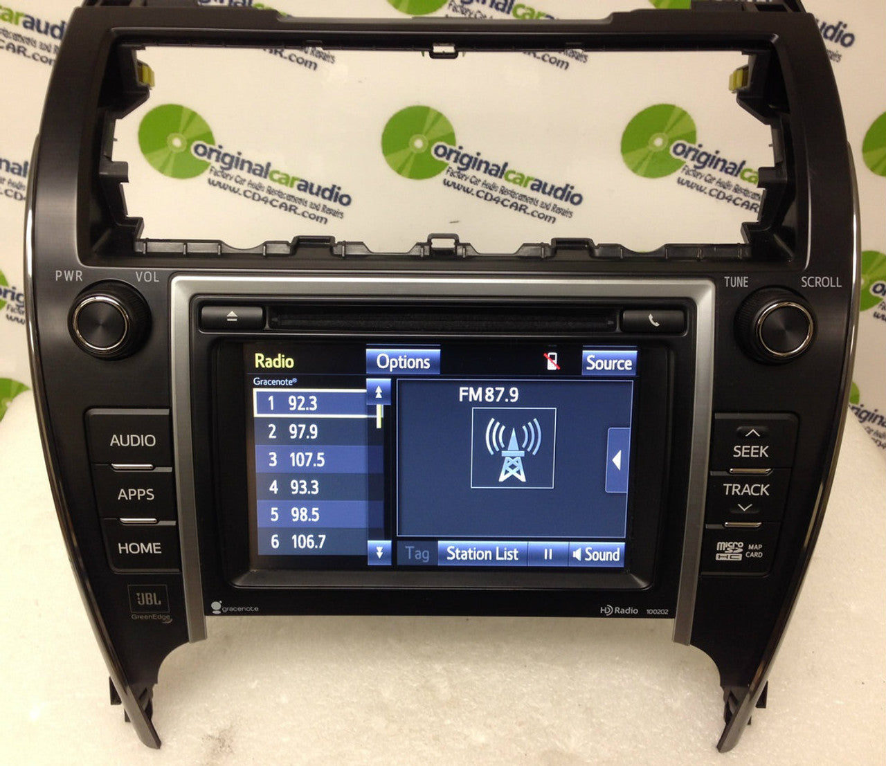 Refurbished 2012-2014 Toyota Camry GPS Navigation AM FM Bluetooth HDD Radio 100202