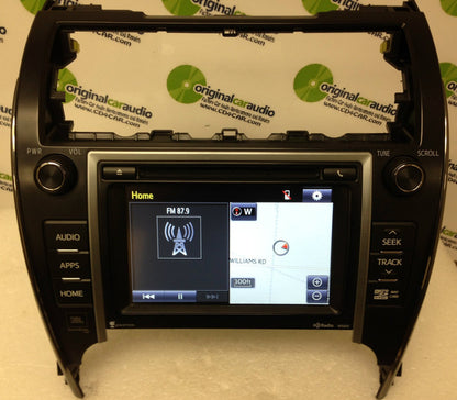 Refurbished 2012-2014 Toyota Camry GPS Navigation AM FM Bluetooth HDD Radio 100202
