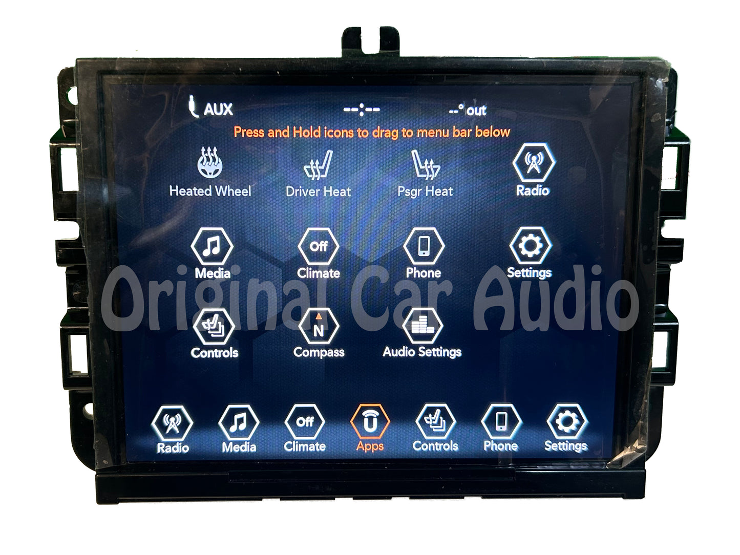 Refurbished 2017 - 2019 Jeep Compass OEM AM FM Radio Touch Screen Display VP2RFP