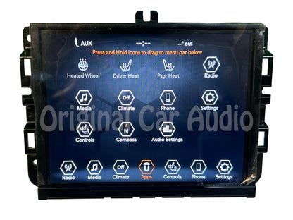 Refurbished 2017 - 2019 Jeep Compass OEM AM FM Radio Touch Screen Display VP2RFP
