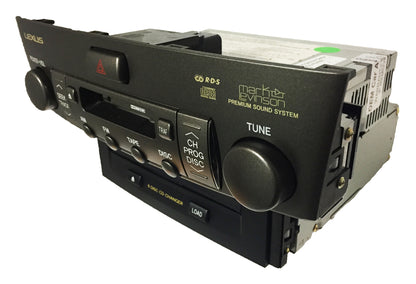 01 02 03 04 LEXUS LS430 Radio Cassette Tape Player 6 Disc Changer CD Player Stereo P6814 OEM 86120-50590 2001 2002 2003 2004