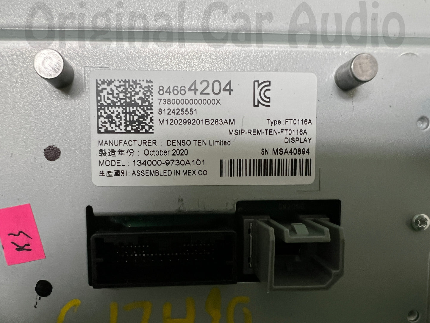 2020 - 2023 Chevy GMC Equinox Terrain Silverado OEM 7" Touch Screen Multi Media Display Screen