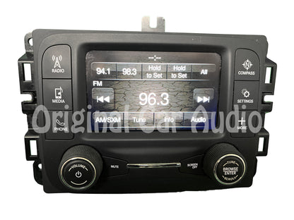 2017 - 2020 Jeep Compass OEM VP2 Uconnect 5.0 AM FM SAT Bluetooth Multi Media Radio Receiver