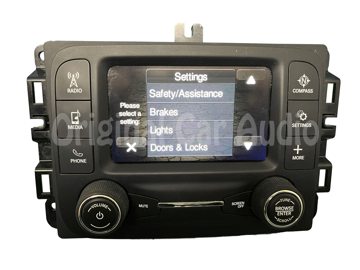 2017 - 2020 Jeep Compass OEM VP2 Uconnect 5.0 AM FM SAT Bluetooth Multi Media Radio Receiver