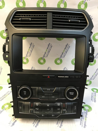 2018 - 2019 Ford Explorer OEM Dual Climate AC Radio Control Panel